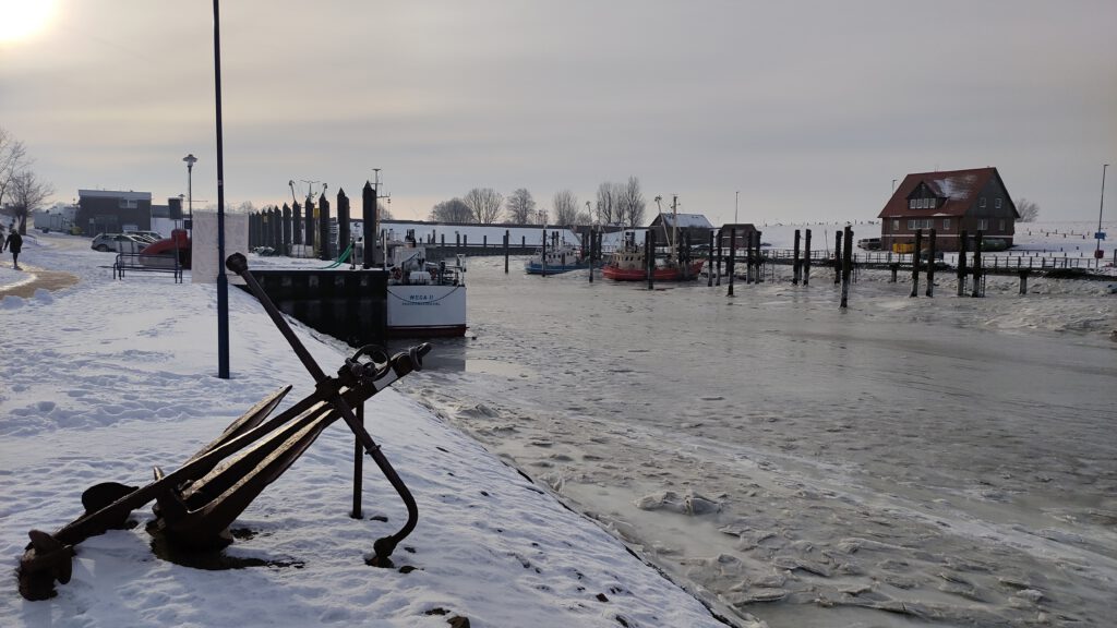 Fedderwardersiel im Winter