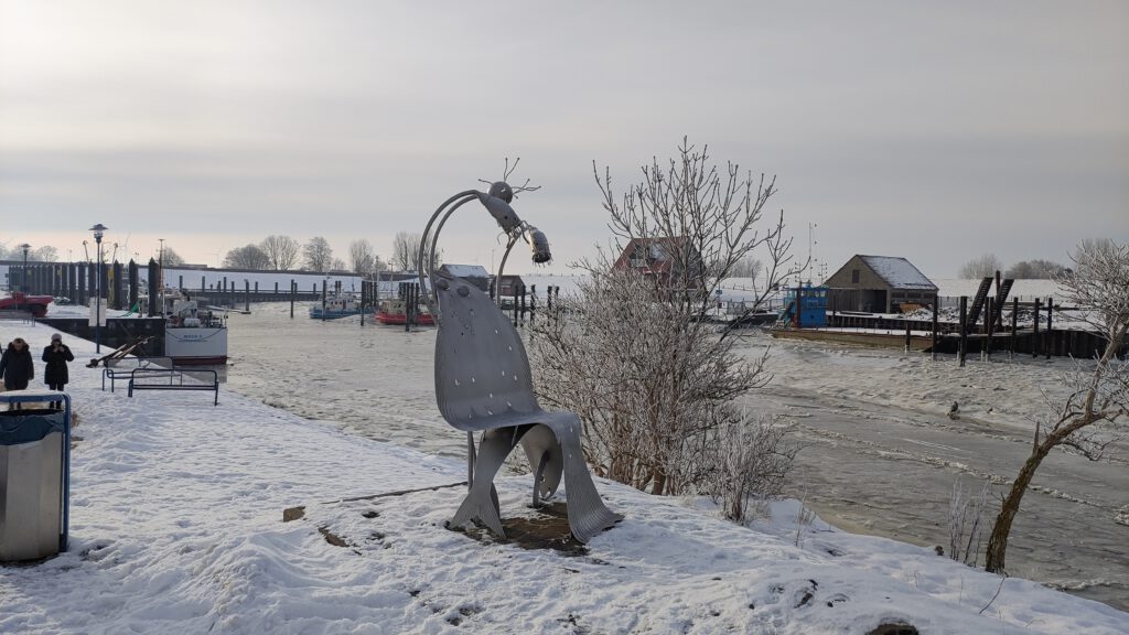 Fedderwardersiel im Winter