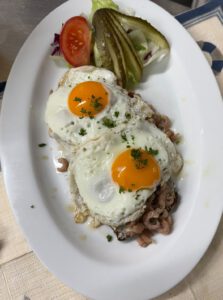 Eier und Krabben